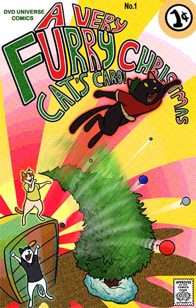 (image for) DVDUA COMICS: Issue 1 - A Very Furry Christmas Cat's Carol